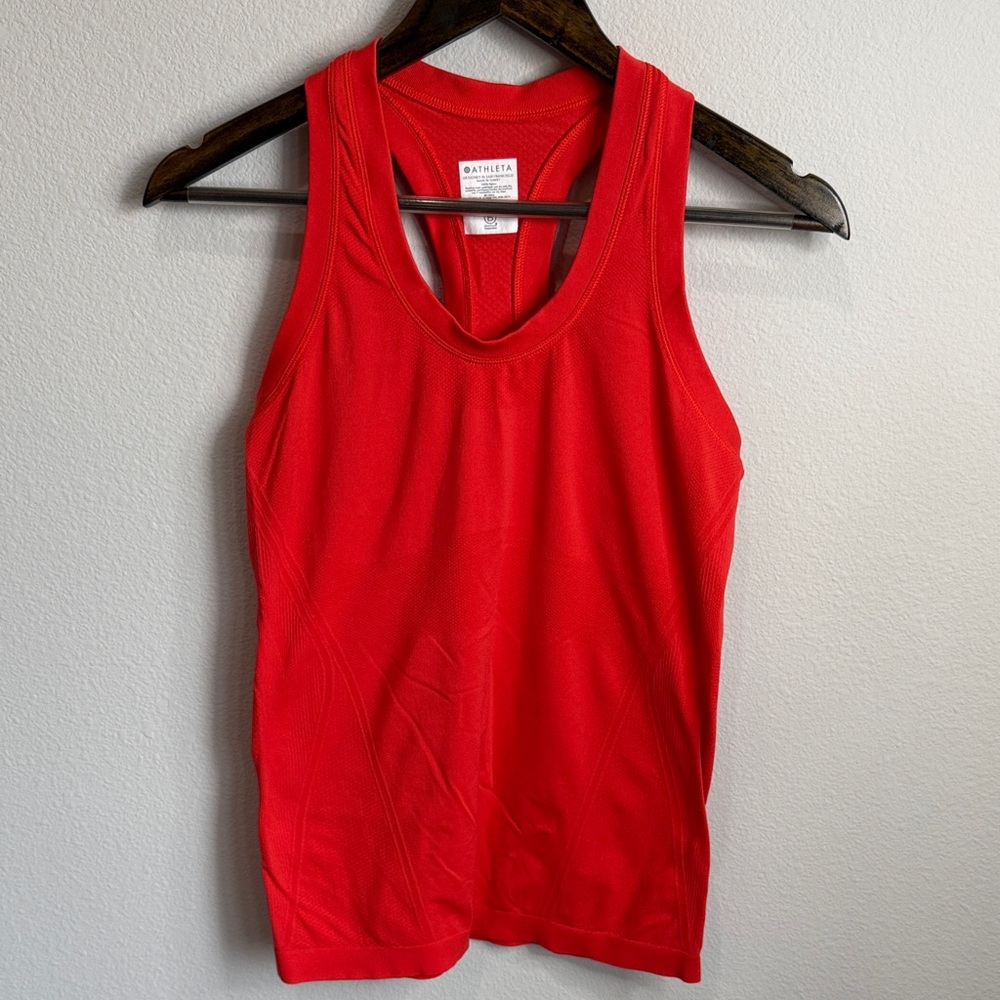 Athleta Orange Active Tank Size S